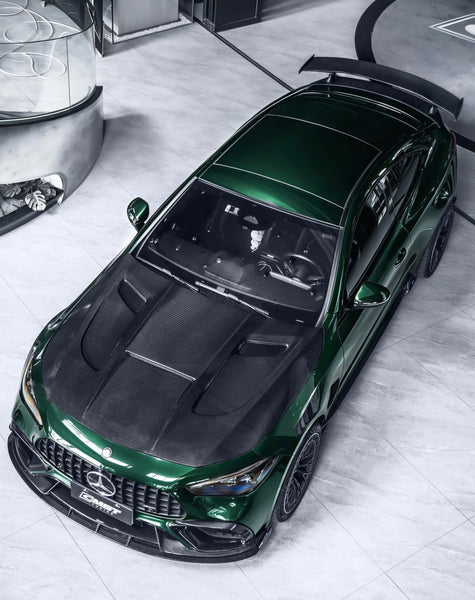 Mercedes Benz CLE-Class AMG CLE 53 / 450 / 300 C236 A236 2024-ON with Aftermarket Parts - V3 Hood Carbon Fiber / FRP from CMST Tuning