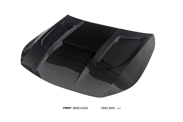 Mercedes Benz CLE-Class AMG CLE 53 / 450 / 300 C236 A236 2024-ON with Aftermarket Parts - V3 Hood Carbon Fiber / FRP from CMST Tuning