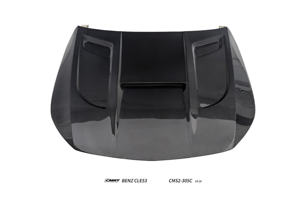 Mercedes Benz CLE-Class AMG CLE 53 / 450 / 300 C236 A236 2024-ON with Aftermarket Parts - V3 Hood Carbon Fiber / FRP from CMST Tuning