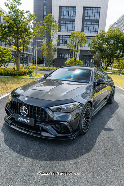 Mercedes Benz CLE-Class AMG CLE 53 / 450 / 300 C236 A236 2024-ON with Aftermarket Parts - V1 Hood Dry Pre-preg Carbon Fiber / FRP from CMST Tuning