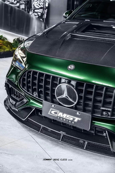 Mercedes Benz CLE-Class AMG CLE 53 / 450 / 300 C236 A236 2024-ON with Aftermarket Parts - V3 Hood Carbon Fiber / FRP from CMST Tuning