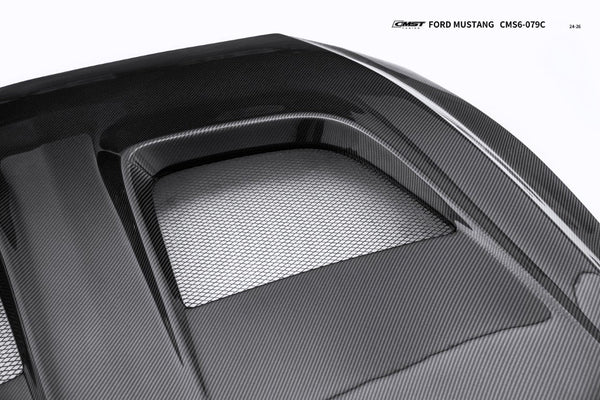 Ford Mustang S650 2.3 Ecoboost 5.0 GT Dark Horse 2024-ON with Aftermarket Parts - GTD Style Full Complete Kit Carbon Fiber / FRP from CMST Tuning