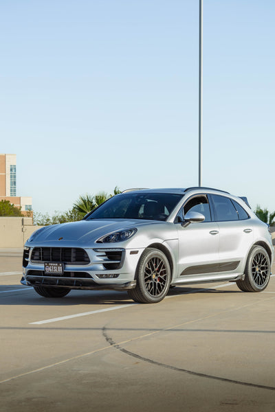 Porsche Macan 95B.1 Base/S/GTS/Sport Edition/Turbo 2015-2018 & Macan 95B.2 Base/S/GTS/Turbo 2019-2021 with Aftermarket Parts - Carbon Fiber & FRP Side Skirts from CMST Tuning