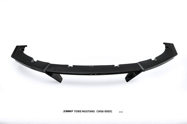 Ford Mustang S650 GT 2024-ON with Aftermarket Parts - V2 Front Lip Carbon Fiber / FRP from CMST Tuning