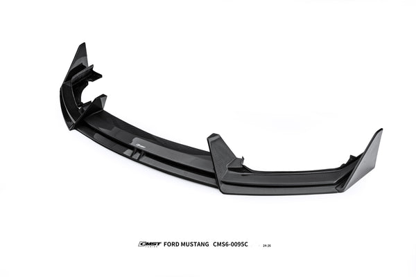 Ford Mustang S650 GT 2024-ON with Aftermarket Parts - V2 Front Lip Carbon Fiber / FRP from CMST Tuning