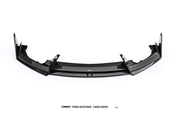 Ford Mustang S650 GT 2024-ON with Aftermarket Parts - V2 Front Lip Carbon Fiber / FRP from CMST Tuning