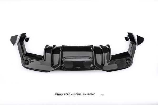 Ford Mustang S650 2.3 Ecoboost 5.0 GT Dark Horse 2024-ON with Aftermarket Parts - V2 Rear Diffuser Carbon Fiber / FRP from CMST Tuning