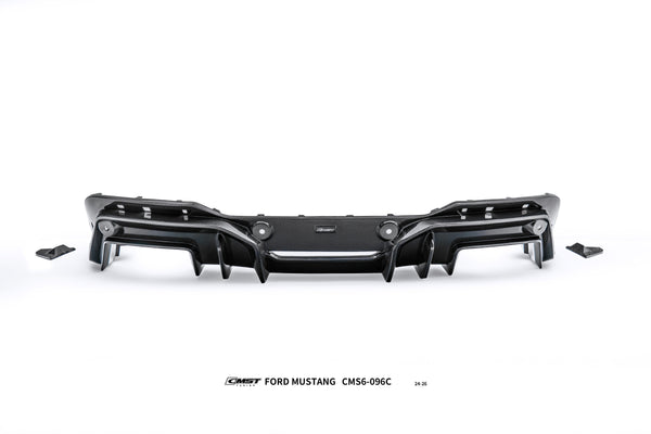 Ford Mustang S650 2.3 Ecoboost 5.0 GT Dark Horse 2024-ON with Aftermarket Parts - V2 Rear Diffuser Carbon Fiber / FRP from CMST Tuning