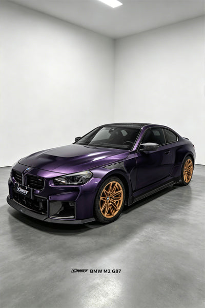 BMW M2CS M2 G87 2023-ON with Aftermarket Parts - Front Side Intake Vent Replacement Trim Dry Pre-preg Carbon Fiber / FRP from CMST Tuning