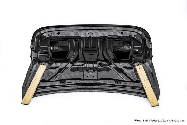 BMW 4 Series M440i 430i G22 2020-ON M4 G82 2020-ON with Aftermarket Parts - V2 Trunk Dry Pre-preg Carbon Fiber / FRP