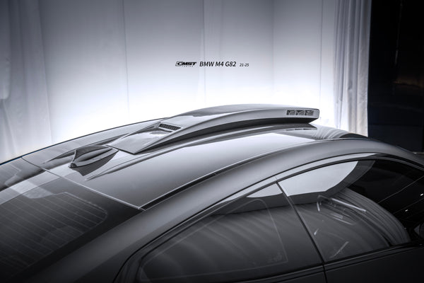 BMW M3CS M3C M3 G80 G81 2021-ON & M4CS M4C M4 G82 G83 2021-ON with Aftermarket Parts - Roof Scoop Dry Pre-preg Carbon Fiber / FRP from CMST Tuning