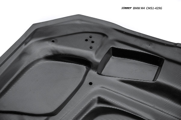BMW M3CS M3C M3 G80 G81 2021-ON &  M4CS M4C M4 G82 G83 2021-ON with Aftermarket Parts - V4 Style Hood Carbon Fiber / FRP from CMST Tuning