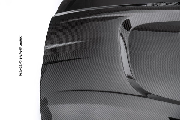 BMW M3CS M3C M3 G80 G81 2021-ON &  M4CS M4C M4 G82 G83 2021-ON with Aftermarket Parts - V4 Style Hood Carbon Fiber / FRP from CMST Tuning