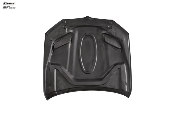 BMW 5 series M550 540 530 G30 (fits both Pre-LCI & LCI) 2017-ON & M5/M5C F90 (Fits Both Pre-LCI & LCI) 2018-ON with Aftermarket Parts - Vented V2 Style Carbon Fiber & FRP Hood Bonnet from CMST Tuning