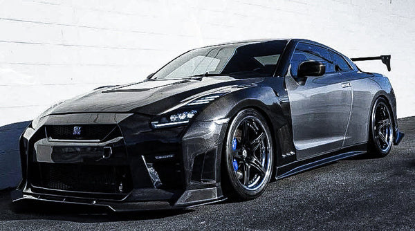 CMST Tuning Vented Front Fenders for Nissan R35 GTR Carbon Fiber/FRP