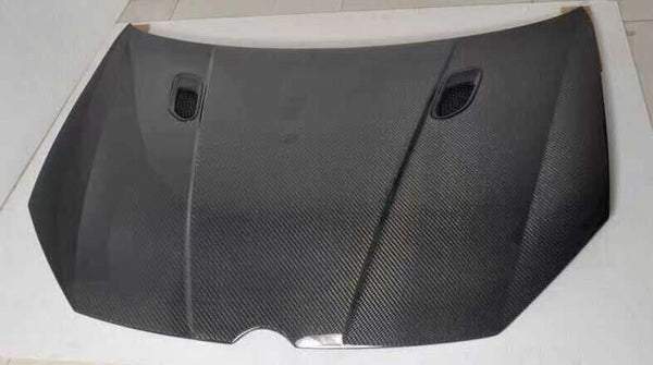 Volkswagen Golf Base GTI R MK6 MK6.5 2010 2011 2012 2013 2014 with Aftermarket Parts - V2 Hood Bonnet Carbon Fiber / FRP from CMST Tuning