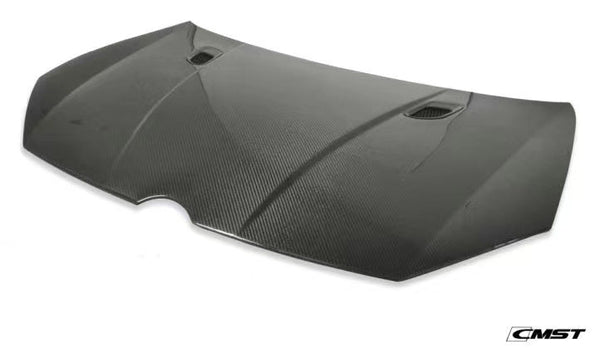 Volkswagen Golf Base GTI R MK6 MK6.5 2010 2011 2012 2013 2014 with Aftermarket Parts - V2 Hood Bonnet Carbon Fiber / FRP from CMST Tuning