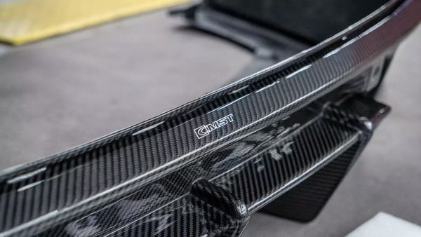 Porsche Panamera 976 Base 4 4S E-Hybird GTS Turbo 2024 with Aftermarket Parts - Rear Diffuser & Canards Pre-preg Carbon Fiber / FRP from CMST Tuning