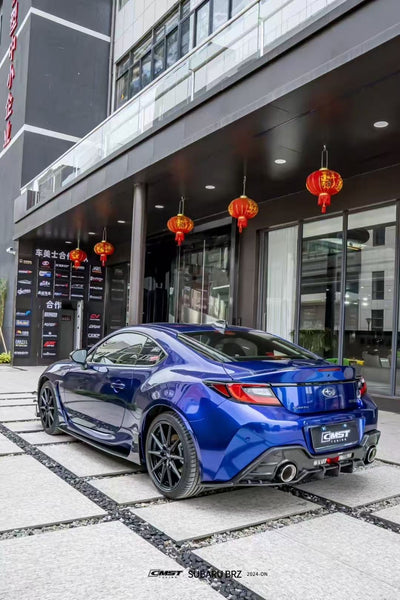 Subaru BRZ ZD8 & Toyota GR86 ZN8 2022 2023 2024 with Aftermarket Parts - V1 Style Rear Diffuser Carbon Fiber from CMST Tuning