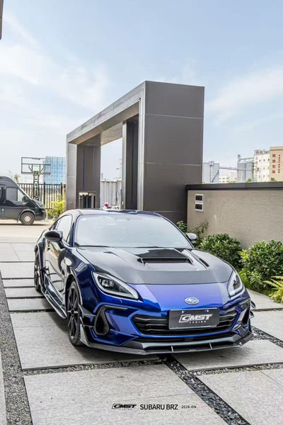 Subaru BRZ ZD8 & Toyota GR86 ZN8 2022-ON with Aftermarket Parts - V3 Hood Carbon Fiber / FRP from CMST Tuning