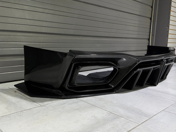 Robot Craftsman "Godzilla" Rear Bumper & Diffuser for Nissan GTR  R35 PP Polypropylene FRP Carbon  Fiber