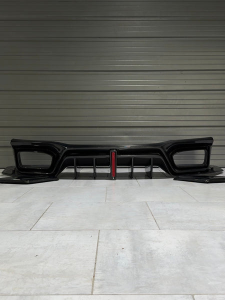 Robot Craftsman "Godzilla" Rear Bumper & Diffuser for Nissan GTR  R35 PP Polypropylene FRP Carbon  Fiber