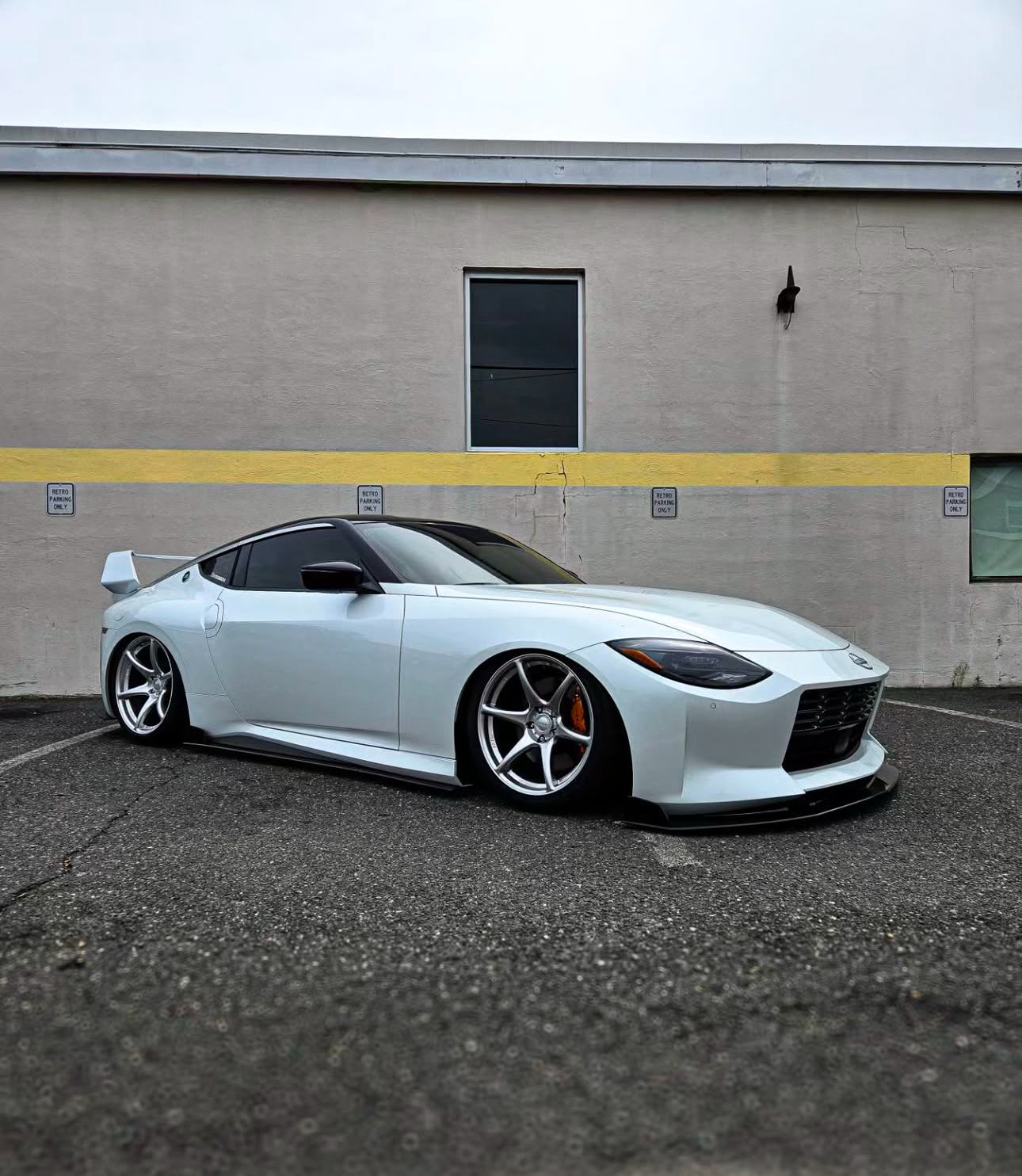 PROJECT WIDEBODY X CMST Tuning Rear Spoiler Wing for Nissan RZ34 Fairl