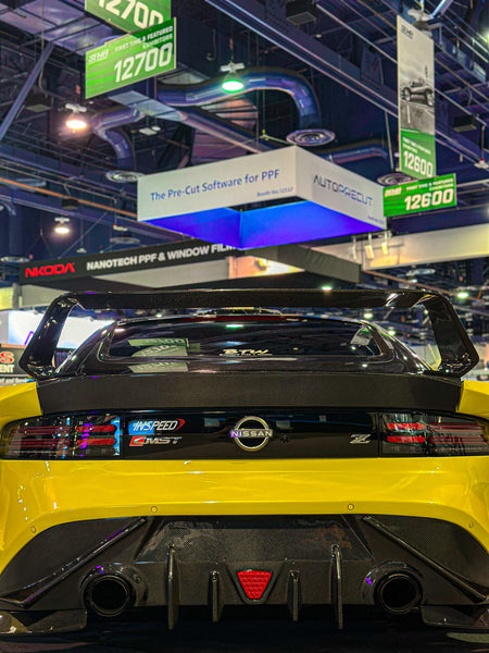 Nissan Z 400Z Nismo Proto Performance Sport RZ34 2023-ON with Aftermarket Parts - PROJECT WIDEBODY Rear Wing Only Carbon Fiber/FRP from PROJECT WIDEBODY