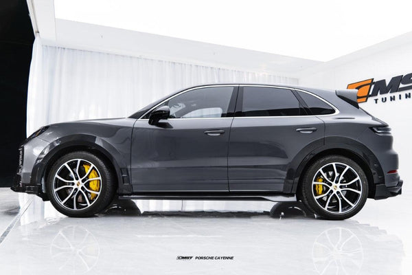 Porsche Cayenne 9Y0 9Y0.1 Base/S/GTS/Turbo/Turbo S 2019 2020 2021 2022 2023 & Cayenne 9Y0 9Y0.2 Base/S/GTS/Turbo/Turbo S 2024-ON & Cayenne 9Y3 9Y3.1 Base/S/GTS/Turbo/Turbo S/Turbo GT 2019 2020 2021 2022 2023 & Cayenne 9Y3 9Y3.2 Base/S/GTS/Turbo/Turbo S/Turbo GT 2024-ON with Aftermarket Parts - Wheel Arches Carbon Fiber / FRP from CMST Tuning