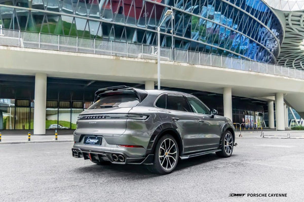 Porsche Cayenne 9Y0 Facelift 2024-ON with CMST Tuning's Aftermarket Parts - Pre-preg Carbon Fiber Spoiler