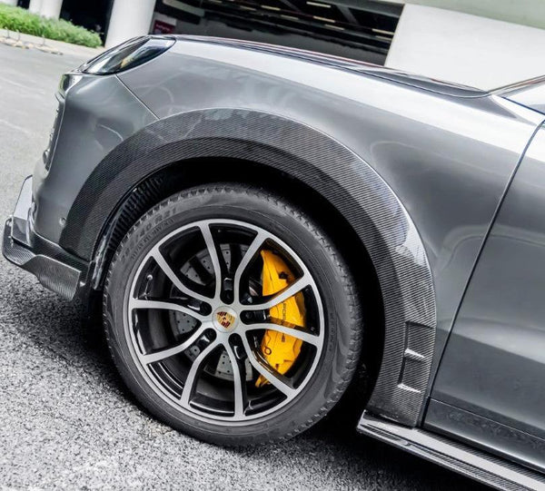 Porsche Cayenne 9Y0 Facelift 2024-ON with CMST Tuning's Aftermarket Parts - Pre-preg Carbon Fiber Wheel ArchesPorsche Cayenne 9Y0 Facelift 2024-ON with CMST Tuning's Aftermarket Parts - Pre-preg Carbon Fiber Wheel Arches