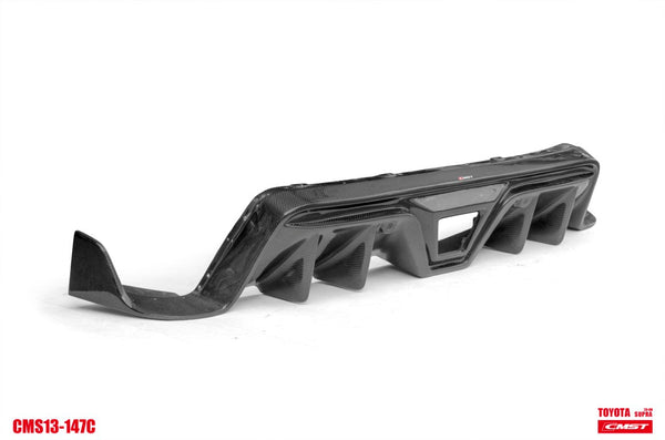 Toyota GR Supra A90 A91 2020-ON with CMST Tuning's Aftermarket Parts - Carbon Fiber Rear Bumper Rear Diffuser FT1 Conversion Kit