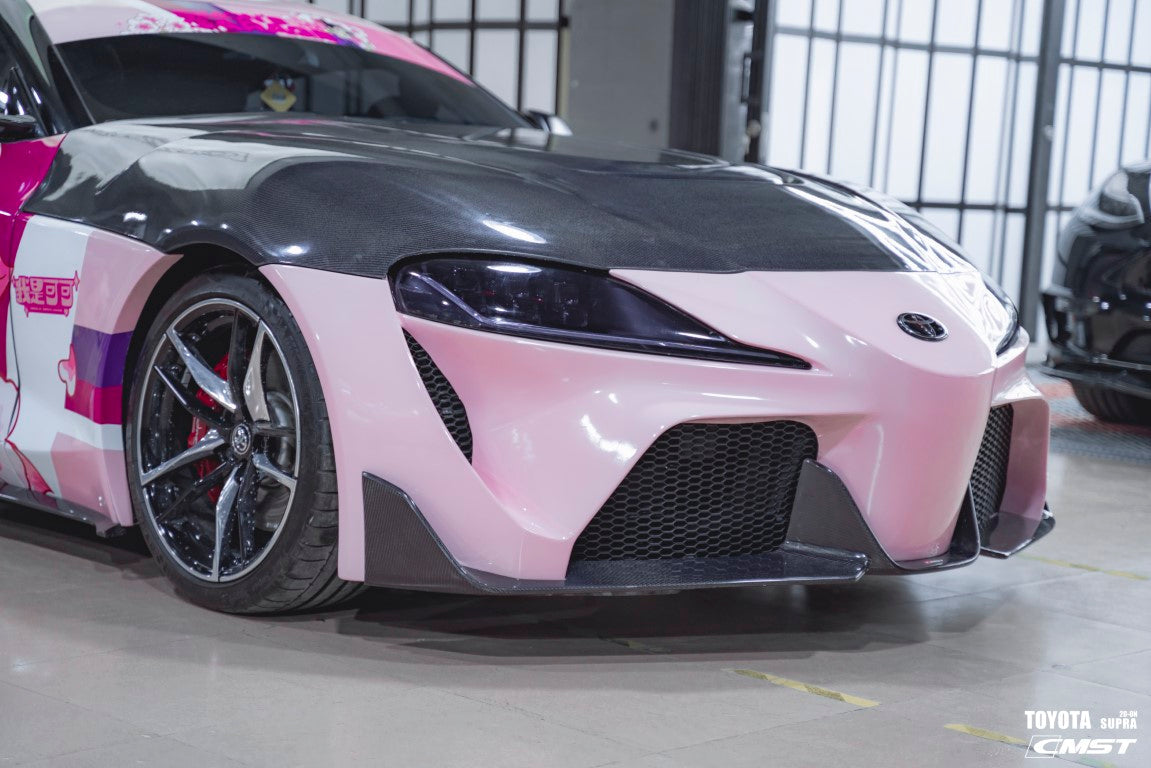 Toyota GR SUPRA A90 GR PARTS装着車 Matte Toyota GR Supra A90 aftermarket parts - CMST FT1 Conversion