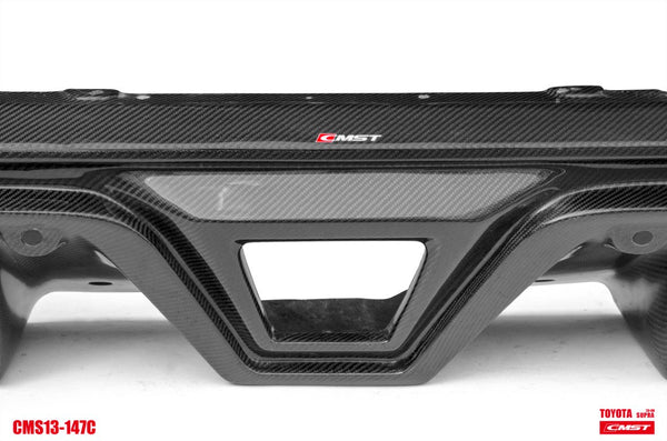 Toyota GR Supra A90 A91 2020-ON with CMST Tuning's Aftermarket Parts - Carbon Fiber Rear Bumper Rear Diffuser FT1 Conversion Kit