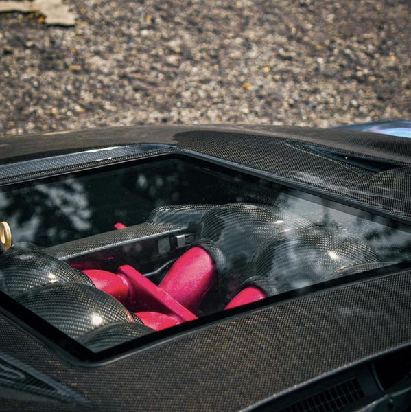 Nissan GTR Nismo T-Spec Black Edition Track Eidtion Premium Pure 2008-2023 with Aftermarket Parts - Engine Cover Carbon Fiber / FRP from CMST Tuning
