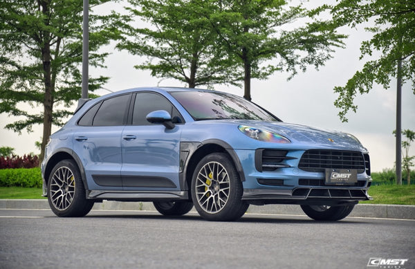 Porsche Macan 95B.1 Base/S/GTS/Sport Edition/Turbo 2015-2018 & Macan 95B.2 Base/S/GTS/Turbo 2019-2021 with Aftermarket Parts - Carbon Fiber & FRP Front Fenders from CMST Tuning
