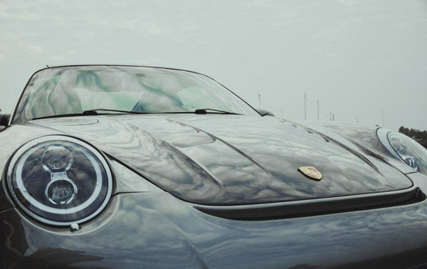 Porsche 987.1 Cayman & Boxster Base / S 2005 2006 2007 2008 & 987.2 Boxster Base / S / R 2009 2010 2011 2012 & 997.1 911 Carrera/S/4S/Targa/Targa4S/GTS/Turbo/Turbo S/GT3/GT3RS 2005 2006 2007 2008 & 997.1 911 Carrera/S/4S/Targa/Targa4S/GTS/Turbo/Turbo S/GT3/GT3RS/GT2 2009 2010 2011 2012 with Aftermarket Parts - Hood Carbon Fiber / FRP from CMST Tuning