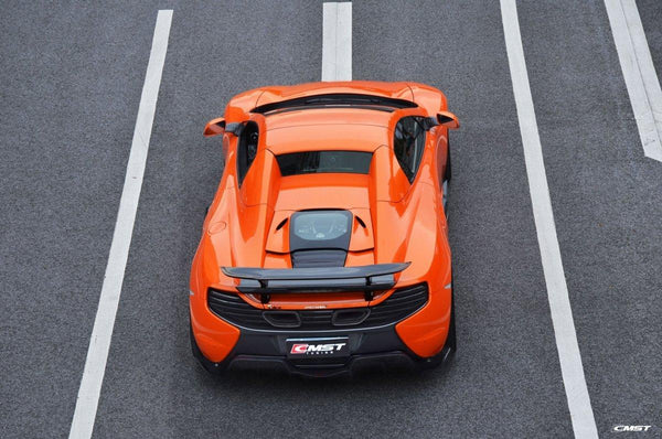 McLaren 650S 2015 2016 with Aftermarket Parts - Rear Diffuser Carbon Fiber / FRP from CMST Tuning