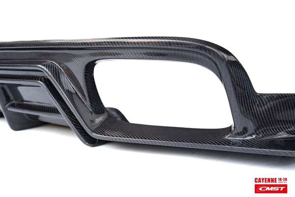 CMST Carbon Fiber Rear Diffuser for Porsche Cayenne 9Y0 2018-ON - Performance SpeedShop