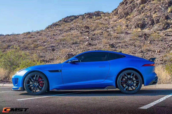 Jaguar F-Type SVR R S Base 2014-ON with Aftermarket Parts - V1 Style Rear Spoiler Wing Carbon Fiber / FRP from CMST Tuning