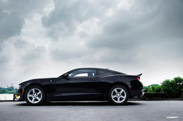 Chevrolet Camaro 6th Gen Z/28 2SS 1SS 3LT 2LT 1LT 2LS 1LS 2015-2024 & Camaro 6th Gen ZL1 2017-2024 with Aftermarket Parts - V1 Style Side Skirts Carbon Fiber/FRP from CMST Tuning

