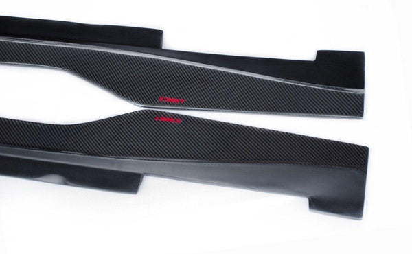 Chevrolet Camaro 6th Gen Z/28 2SS 1SS 3LT 2LT 1LT 2LS 1LS 2015-2024 & Camaro 6th Gen ZL1 2017-2024 with Aftermarket Parts - V1 Style Side Skirts Carbon Fiber/FRP from CMST Tuning
