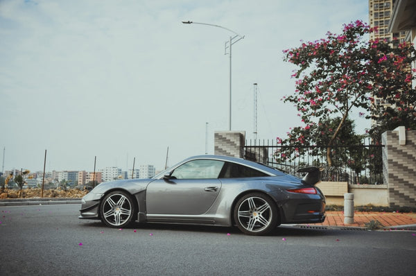 Porsche 997.1 997.2 911 Carrera/S/4S 2009 2010 2011 2012 with Aftermarket Parts - Trunk Lid with Rear Spoiler Carbon Fiber / FRP from CMST Tuning