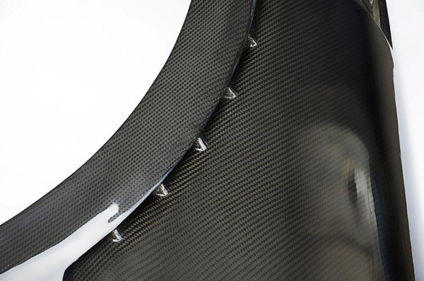 Porsche 718 Cayman Boxster Base S T GTS GT4 Spyder 2017-ON with Aftermarket Parts - Front Fenders Carbon Fiber / FRP from CMST Tuning