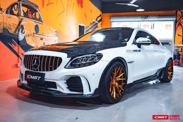 CMST Carbon Fiber Wide Body Kit for Mercedes-Benz C43 C300 C Coupe 2015-ON - Performance SpeedShop