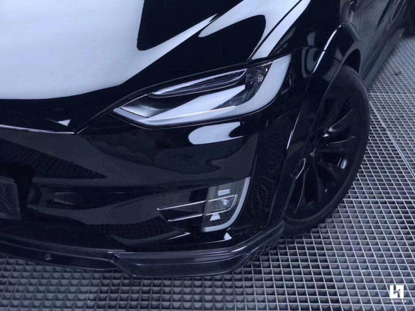 Tesla Model X P100D 100D 90D 75D 60D Performance Long Range Base 2016-2021 with Aftermarket Parts - Widebody Wheel Arches Carbon Fiber / FRP from CMST Tuning
