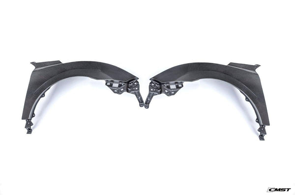 Honda Civic 10th Gen FC1 FC2 FC5 FC6 2016-2021 & FC3 FC4 2017-2021 Civic 10th Gen FC3 FC4 FK7 2017-2021 with Aftermarket Parts - Front Fenders Carbon Fiber / FRP from CMST Tuning
