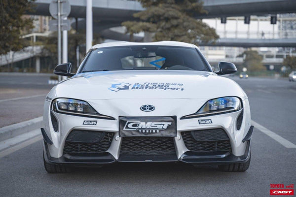 CMST Tuning Carbon Fiber Front Bumper Canards for Toyota GR Supra A90 A91 2020 2021 2022 - Performance SpeedShop