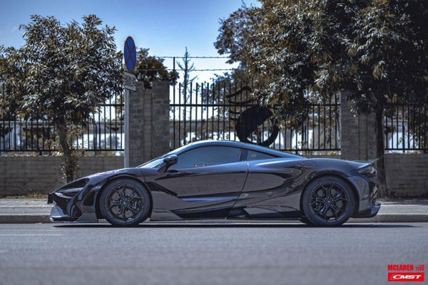 McLaren 720s 2018-2023 & 765LT 2021-2022 & 750s 2024-on with Aftermarket Parts - 765lt Conversion Style Front Fenders Carbon Fiber / FRP from CMST Tuning
