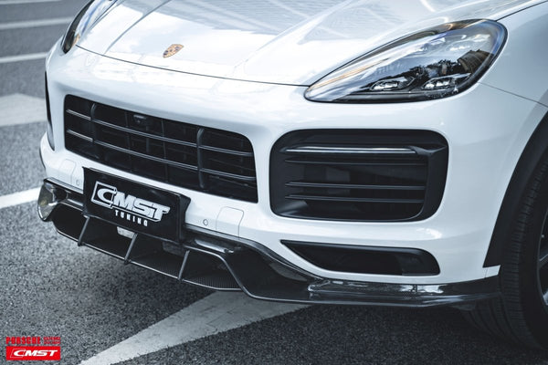 CMST Tuning Carbon Fiber Front Lip for Porsche Cayenne Coupe 9Y3 2018-ON - Performance SpeedShop